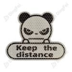 Reflective Sticker For Vehicle - Keep The Distance Promotional Reflective Car Warning Stickers